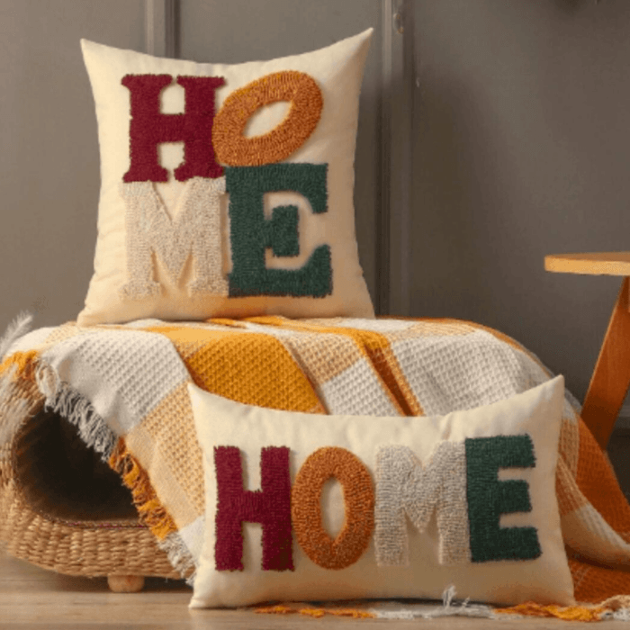 Mix and match cushions and runners