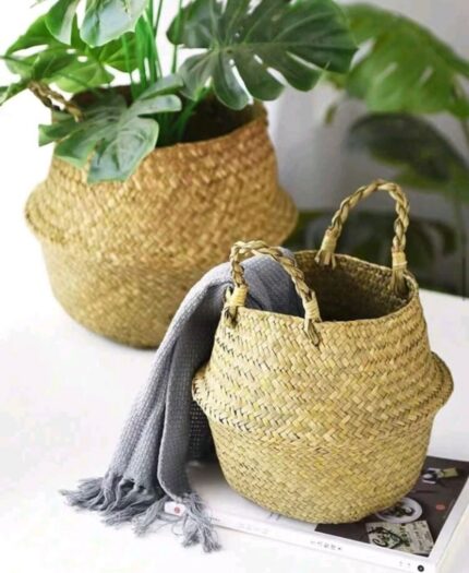 handwoven storage basket