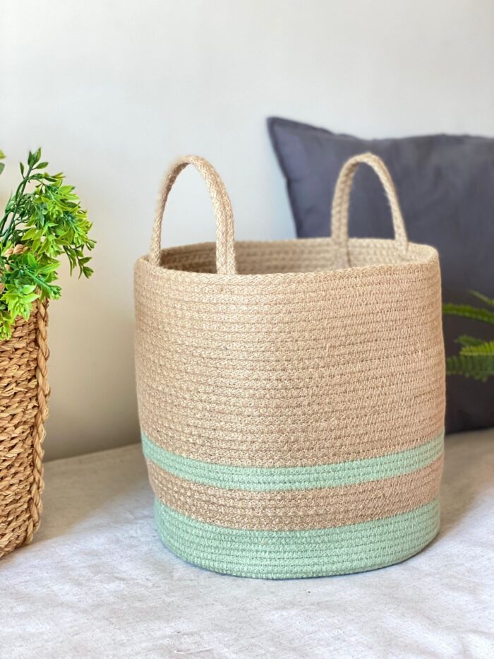 egyptian handmade storage basket