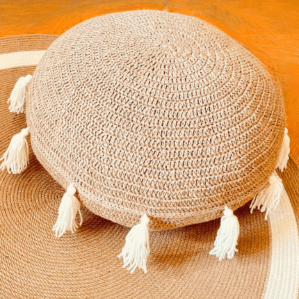 jute pouf