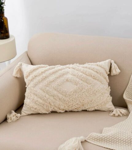 diamond pattern cushion cover