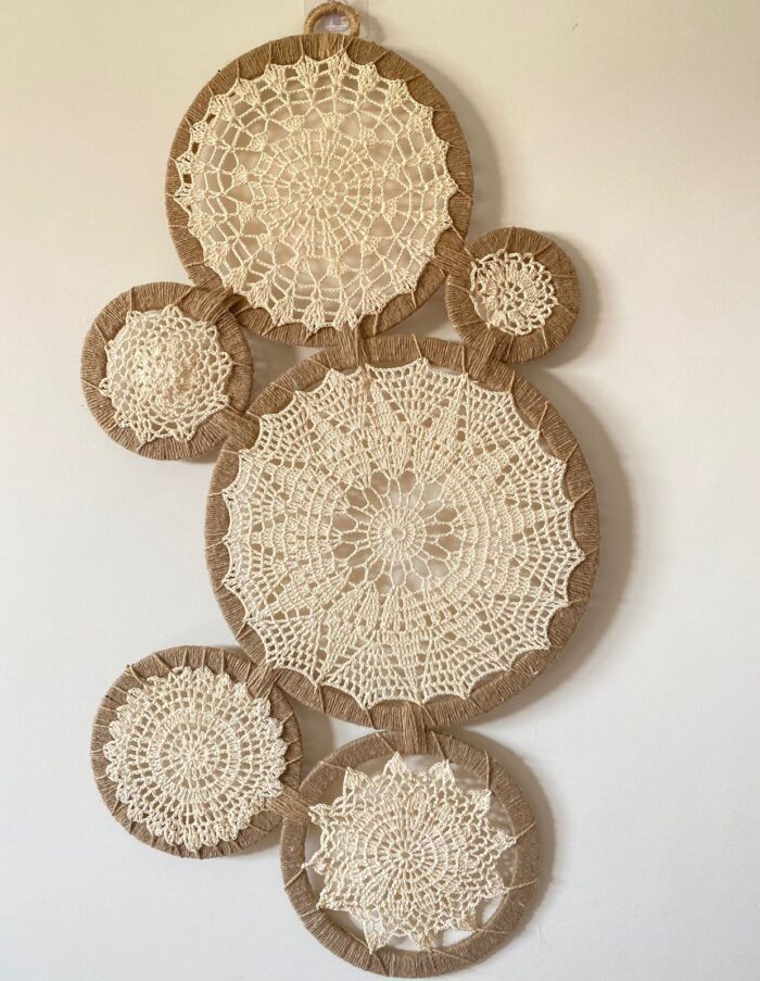 crochet wall hanging