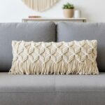 Rectangular Macrame cushion