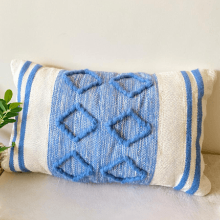 geometric bohemian kilim cushion