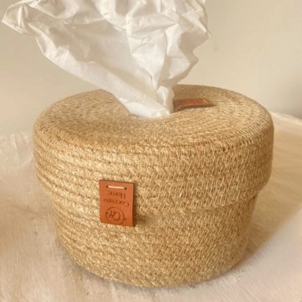 jute tissue box