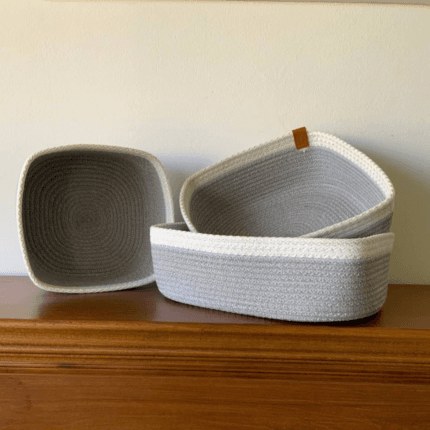 rope storage basket