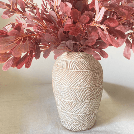 artisan handmade pottery vase