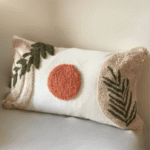 Boho Lumbar Throw Tufted Abstract Mid Century Modern Pillowcases Bohemian Aesthetic Decorative Pillows for Couch Bed Sofa Living Room Punch cushion with filler - Image 2