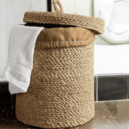 handmade halfa laundry basket