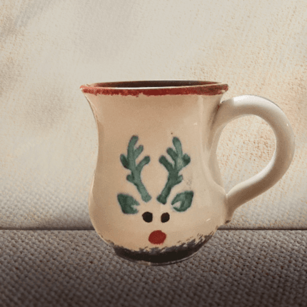 reindeer christmas mug