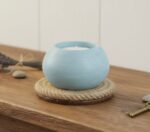 Rustic Ocean Blue   Decorative Home Accent Set with Wooden "LOVE" Letter Blocks, porcelain Tray, and Matching Ornaments for Farmhouse Living Room, Entryway, or Shelf Display - Image 5