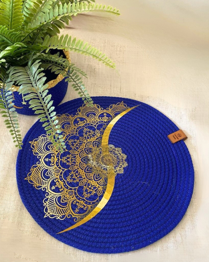 colored printed placemats