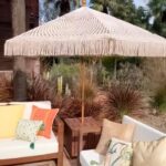 Handmade Wooden Crochet Beach & Garden Shade