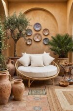 Handcrafted Bamboo Lounge Daybed – Cozy & Stylish Seating