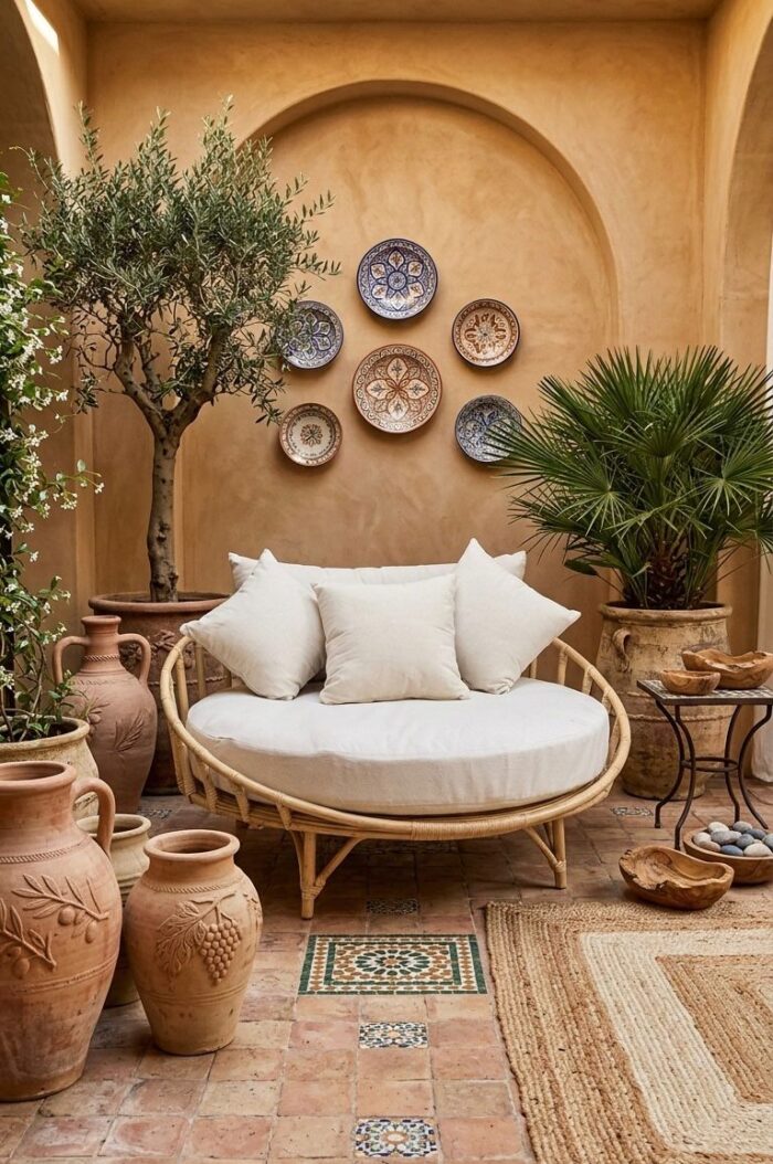 Handcrafted Bamboo Lounge Daybed – Cozy & Stylish Seating - Image 1