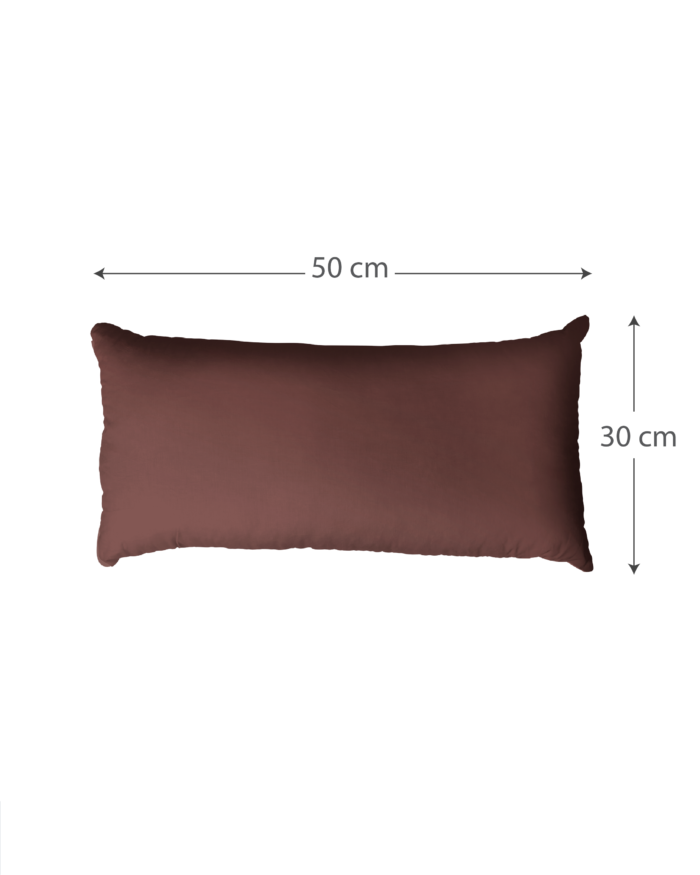 Brown Leaf Print & Solid Decorative Cushion Set – 100% Polyester Throw Pillows – Earth Tone Beige Mocha & Coffee Brown(45x45 cm - 50x30) - Image 6
