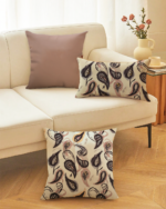 Paisley Pattern & Solid Color polyester cushions