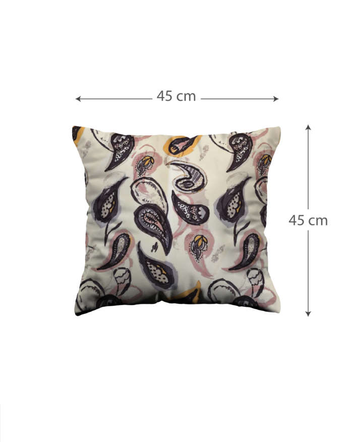 Paisley Pattern & Solid Color Polyester Cushions - Bohemian Decorative Pillow  (45x45 | 50x30 cm) - Image 6