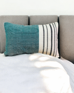 Handloom Vintage Striped Blue Cushion