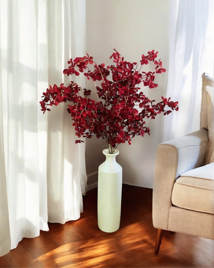 1pc-artificial-leaf-crimson-eucalyptus-stem120-cm-artificial-plant-AL-HA-P2 Crimson eucalyptus artificial stem plant