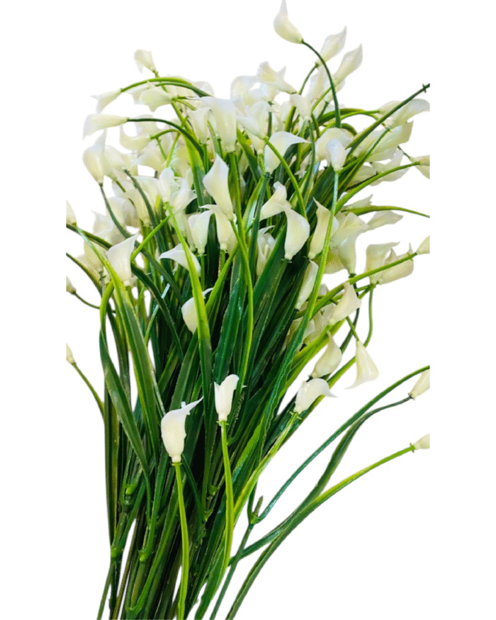 1PC Artificial leaf-Whispering Calla Lily Spray-55 CM Artificial plant - Image 4