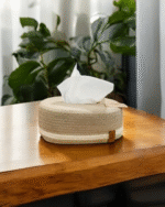 cotton rope oval tissue box