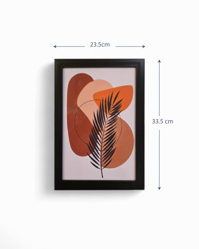 Sunset Botanica – Abstract Nature-Inspired Wall Art Set of 3 - Image 4
