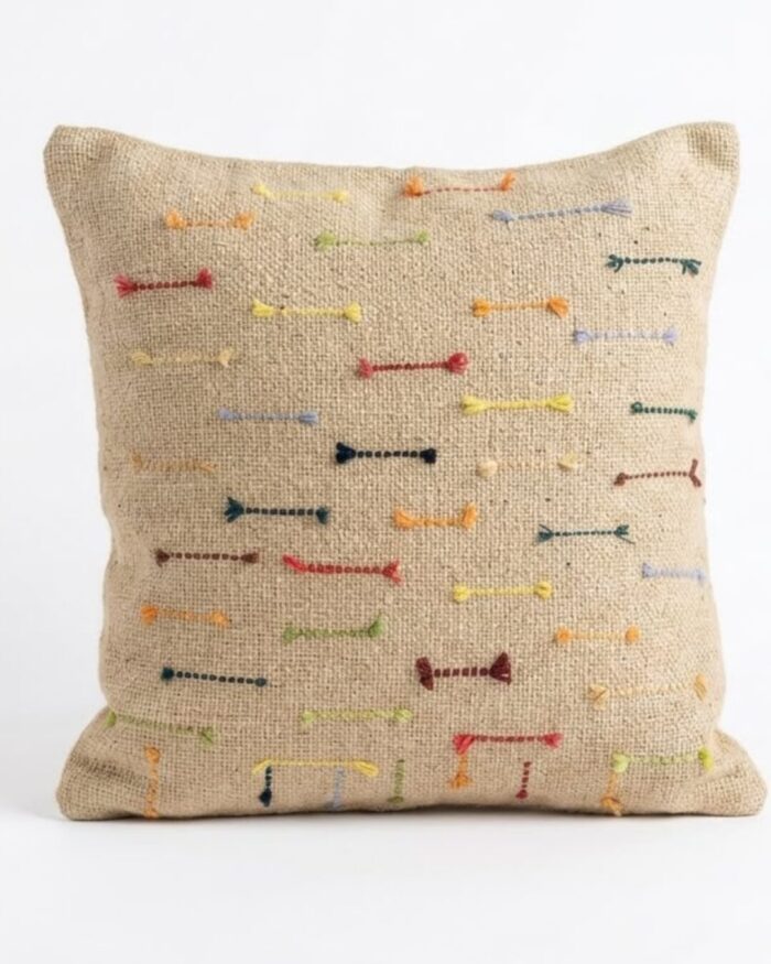 Untitled design (20) Bohemian Cotton and Hemp Cut Stripe Cushion Living Room Sofa Bedroom Decoration Throw Cushion - Image 1