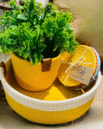 Decorative Storage Bowl suitable for Bread or Coffee capsules for kitchen and coffe corners - Image 4