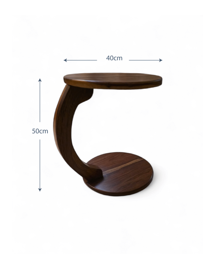 Wooden Flow Curve Side Tables - Image 10