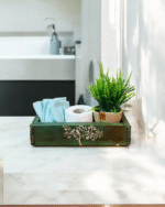 Farmhouse  Wooden Décor box and Toilet Paper Organizer - Image 2