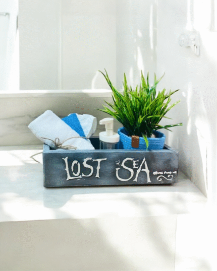 Farmhouse wooden decor organizer