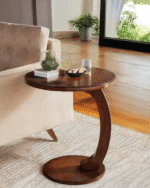 Flow Curve wooden side tables