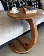 Wooden Flow Curve Side Tables - Image 6