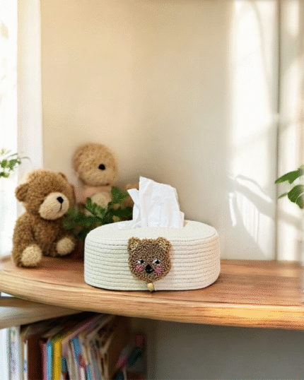 Handwoven teddy rope cover