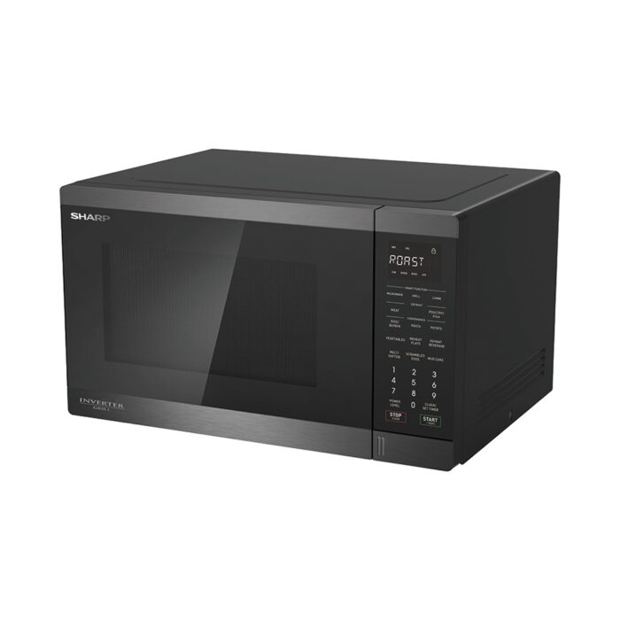 SHARP Microwave Inverter Grill 34 Liter 1100 Watt 23 Menus Black R-340GRI-BS2 - Image 1