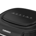 TORNADO Air Fryer 1550 Watt 4 Liter LED Display Black x Silver THF-1554D-XL-BS - Image 5
