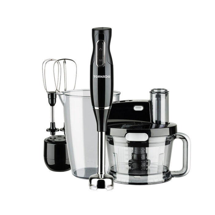TORNADO Hand Blender 1000 Watt Food Processor Whisk Black THB-1000MK - Image 1