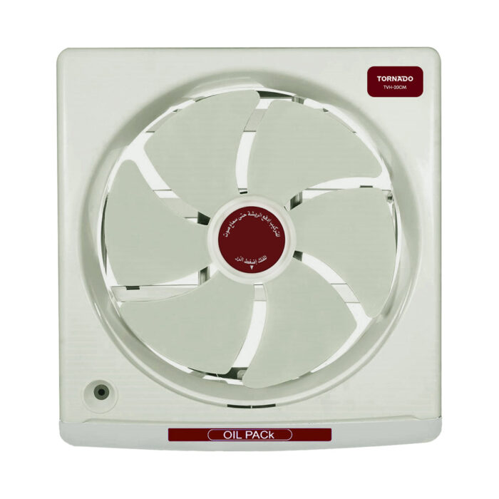 TORNADO Kitchen Ventilating Fan 20 cm Oil Drawer Creamy TVH-20CM - Image 1