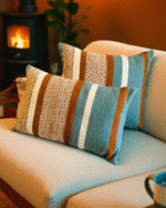 Handmade bohemian striped cover