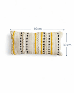 kilim rectangular cushion-Lush Decor Bria Stripe Decorative Cushion, Neutral - Image 2