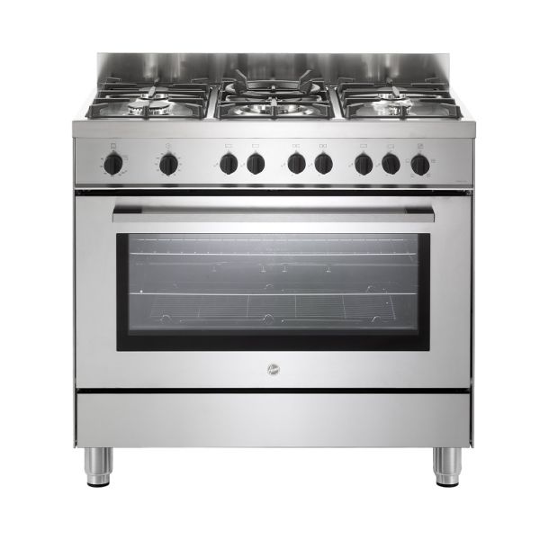 hoover-cooker-90-x-60-5-gas-burners-stainless-hgg95lpgeegy2 HOOVER Cooker 90 x 60 - 5 Gas Burners Stainless HGG95LPGEEGY2 - Image 1