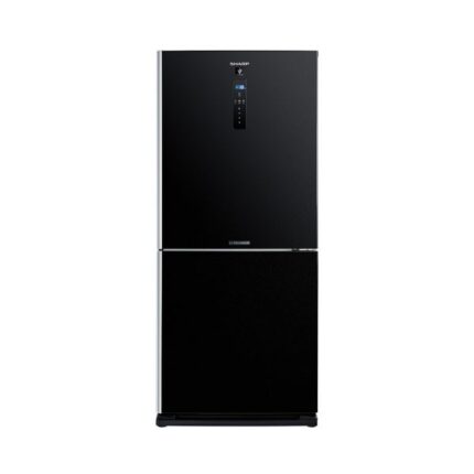 SHARP Fridge Inverter Digital Bottom Freezer 448 Liter Black SJ-PV60K-BK