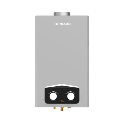 TORNADO Gas Water Heater 6 L Natural Gas Silver GHM-C06CNE-S