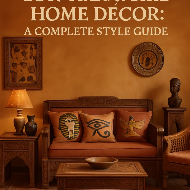 Egyptian home decor style