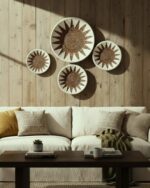 sunburst banana leaf Plates