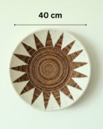 Sunburst Banana Leaf Wall Plates – Handwoven Natural Art - Image 5