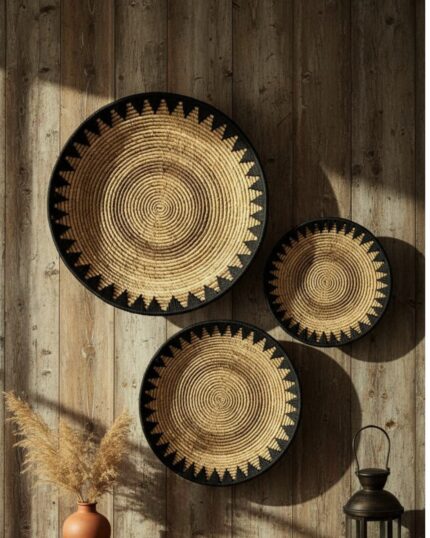 banana leaf wall plates