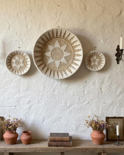 banana leaf wall plates