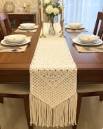 macrame table runner
